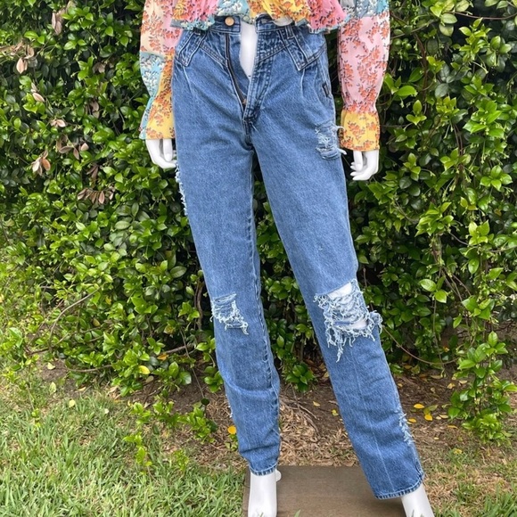 Rocky Mountain Jeans Vintage Custom Distressed Rocky Mountain